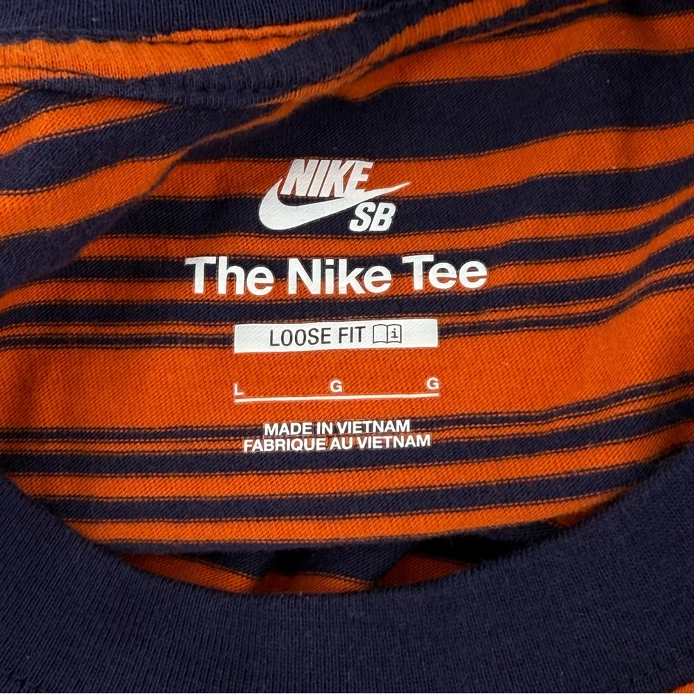 Nike‎ SB Stripe Long Sleeve T-Shirt - Picture 7 of 7